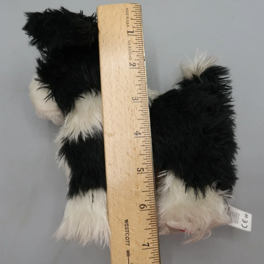 American Girl Saige Rembrandt Black White‎ Border Collie Plush Dog for 18'' doll